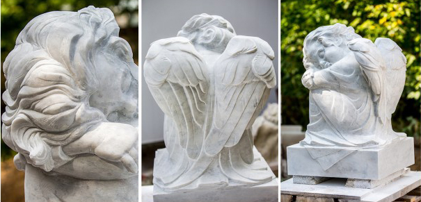Заказа скульптуру ангелов для памятников на кладбище