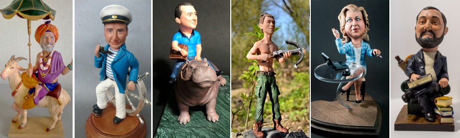 Cartoon figurines