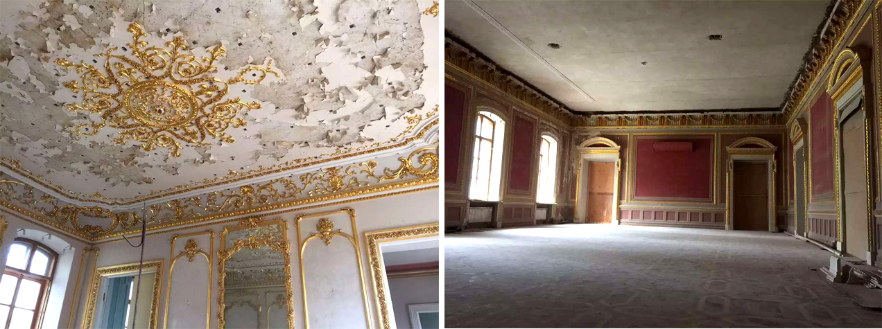 Restoration, Mariinsky Palace in Kiev