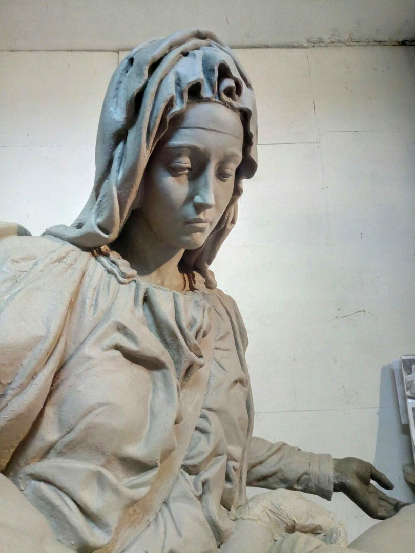 sculpture of the Pieta Lamentation of Christ