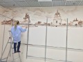 Painting store walls by Ukrainian art masters