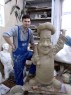 Kozachenko Bogdan creating a three-dimensional figure pastry chef