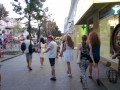 Holidays in Odessa Shevchuk Zakhar and Alena Shtepura on a walk along Deribasovskaya 2014