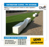 Custom-made natural stone furniture for garden and outdoor use.