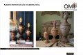 Artistic wood carvings, vases