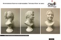 Making busts from photographs. Plaster bust to order.
