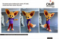 Life-size fox puppet for school All right, tailoring life-size puppets to order