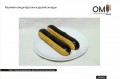 Models of confectionery products eclairs