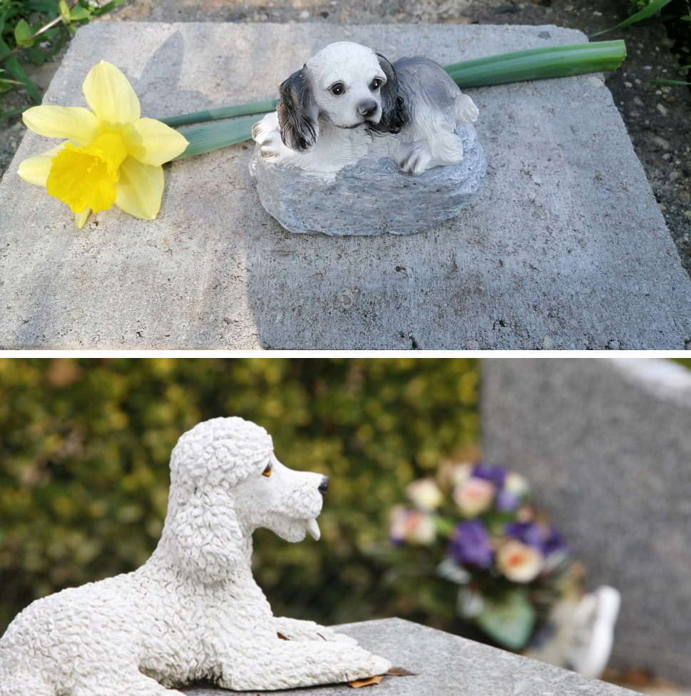 Скульптурний надгробок для домашньої тварини