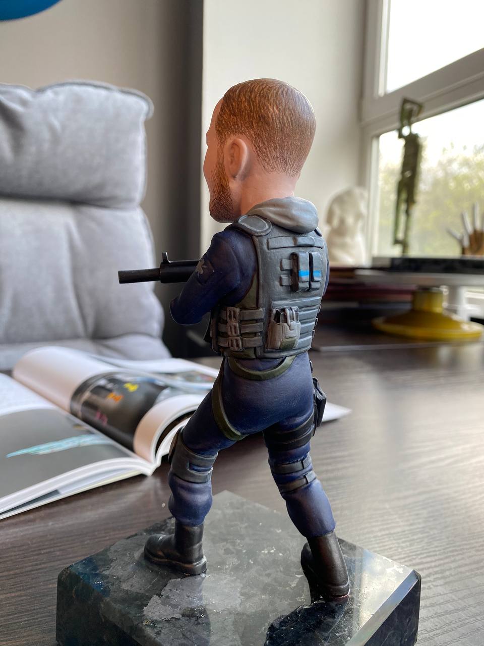 cartoon Counter-Strike figurine