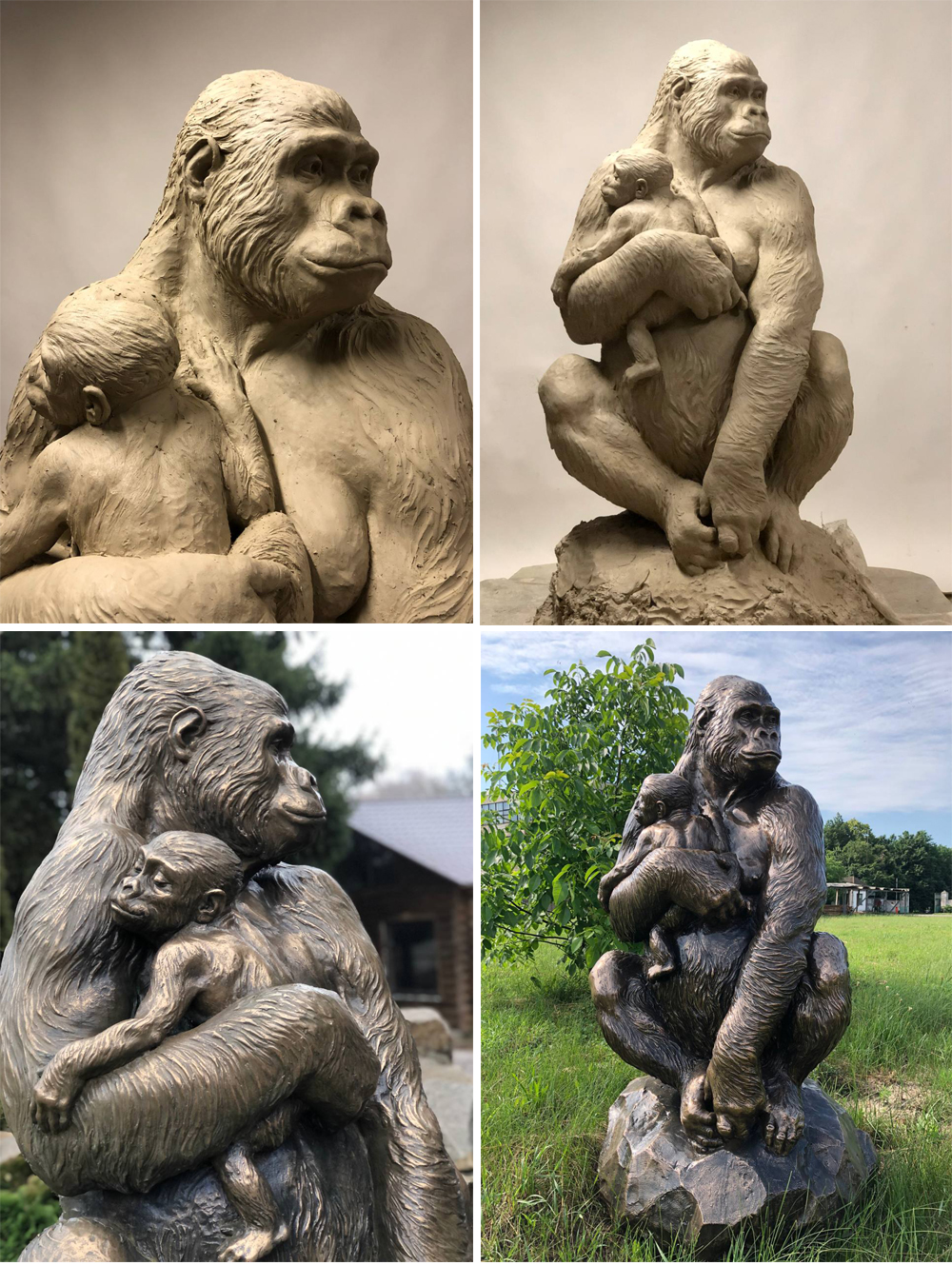 animal sculptures Feldman Ecopark