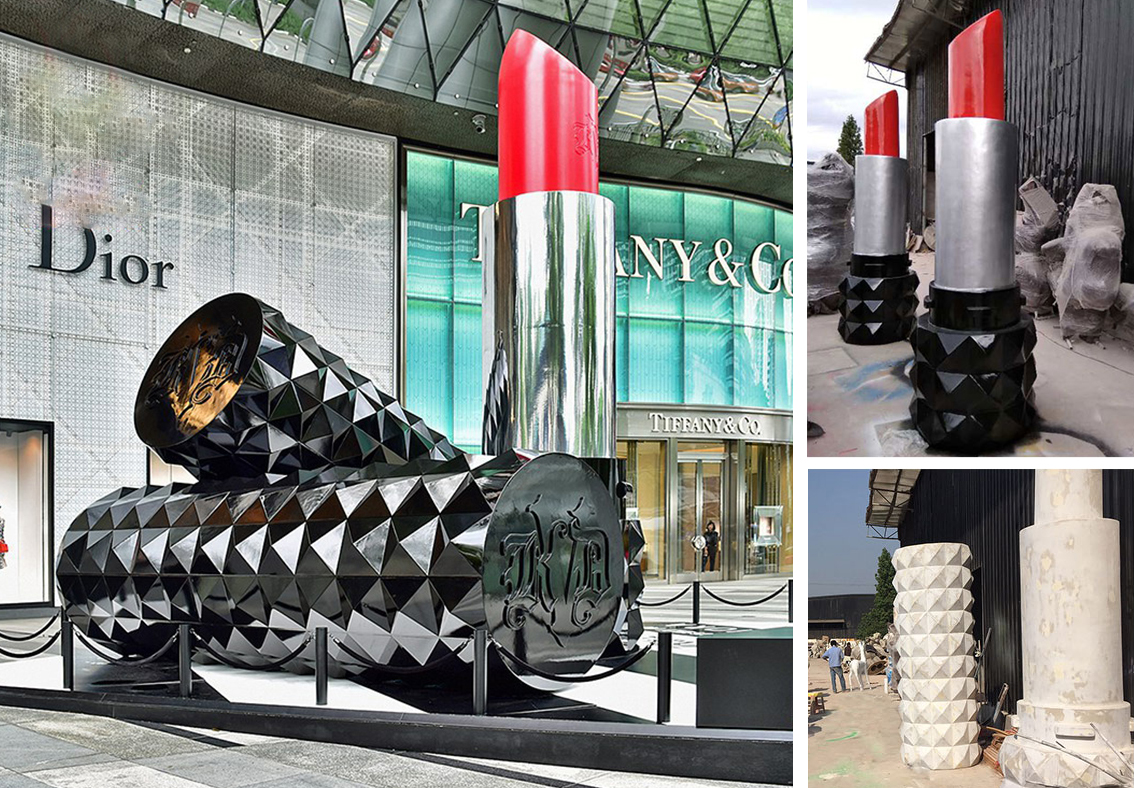 3D advertising for cosmetics and perfumes