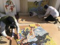 Создание художественной мозаики от мастеров искусств украины оми