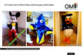 Life-size puppets of Mickey Mouse, Donald Duck, Dory fish