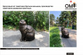 Бронзовый кот памятники братьям меньшим, производство памятников домашним животным