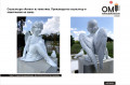Скульптура Ангел из пластика. Производство скульптур и  памятников на заказ.