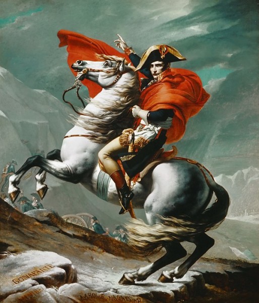 Napoleon at the Saint Bernard Pass on May 20, 1800
