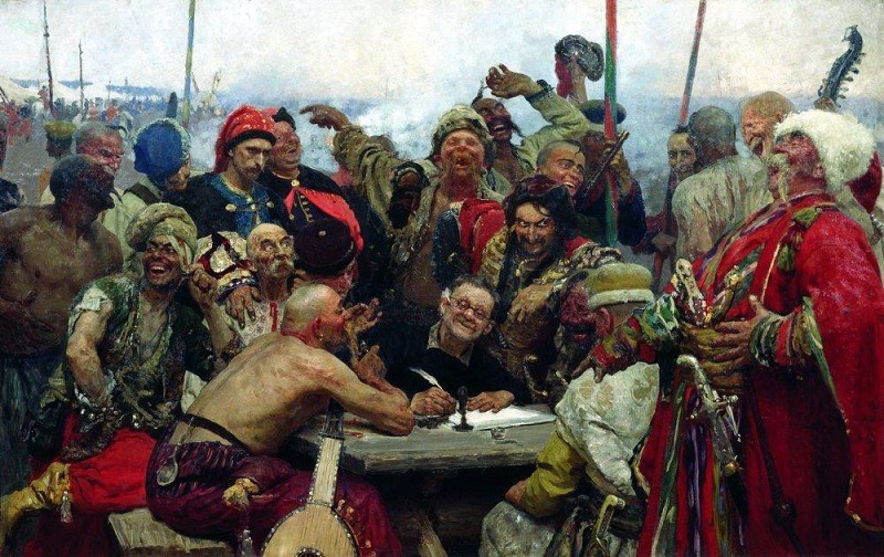 The Cossacks write a letter to the Turkish Sultan. 1889-1896