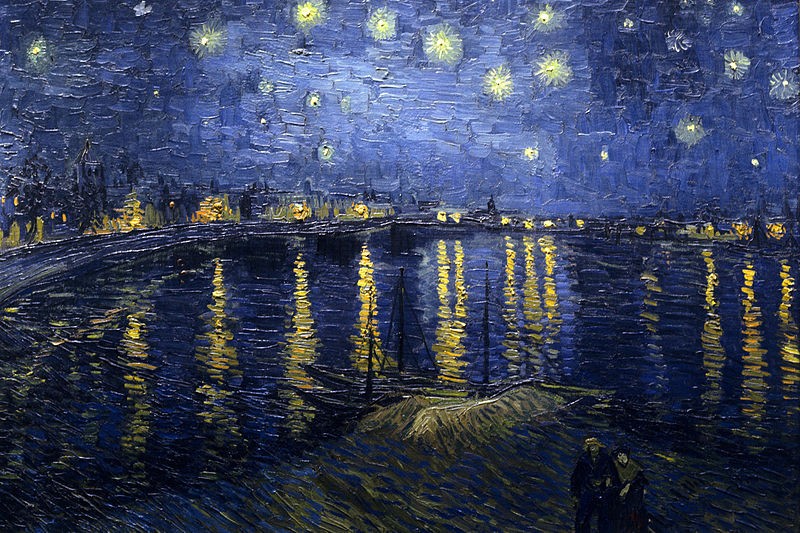 Starry night over the Rhone. 1888