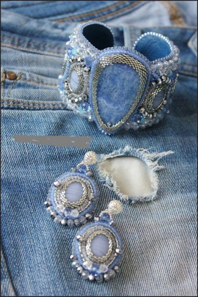 Handmade jewelry Bracelet and earrings