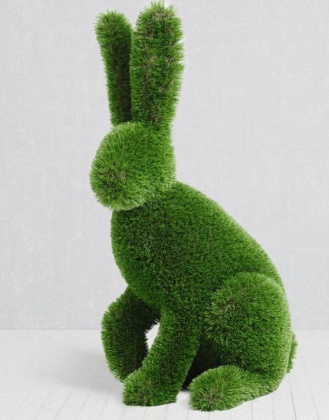 Topiary Sculpture hare.