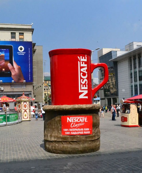 Cup of Nescafe Coffee