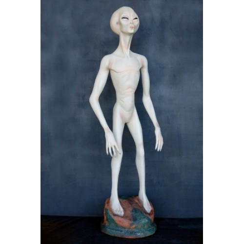 Plastic sculpture alien